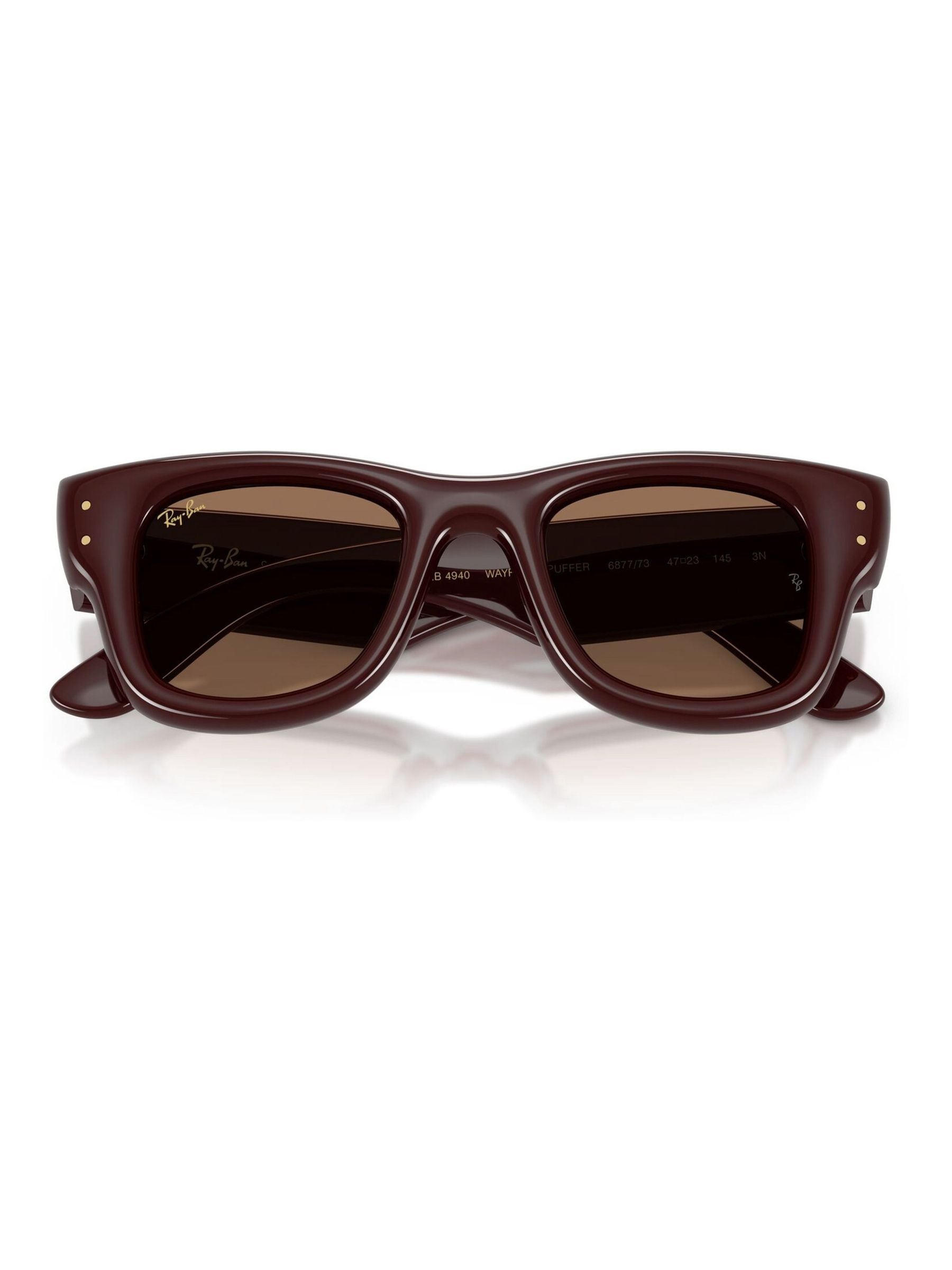 Ray-Ban brown Wayfarer Puffer sunglasses (British brand)