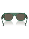 Ray-Ban irregular sunglasses with green lenses and havana frame, imported from the UK