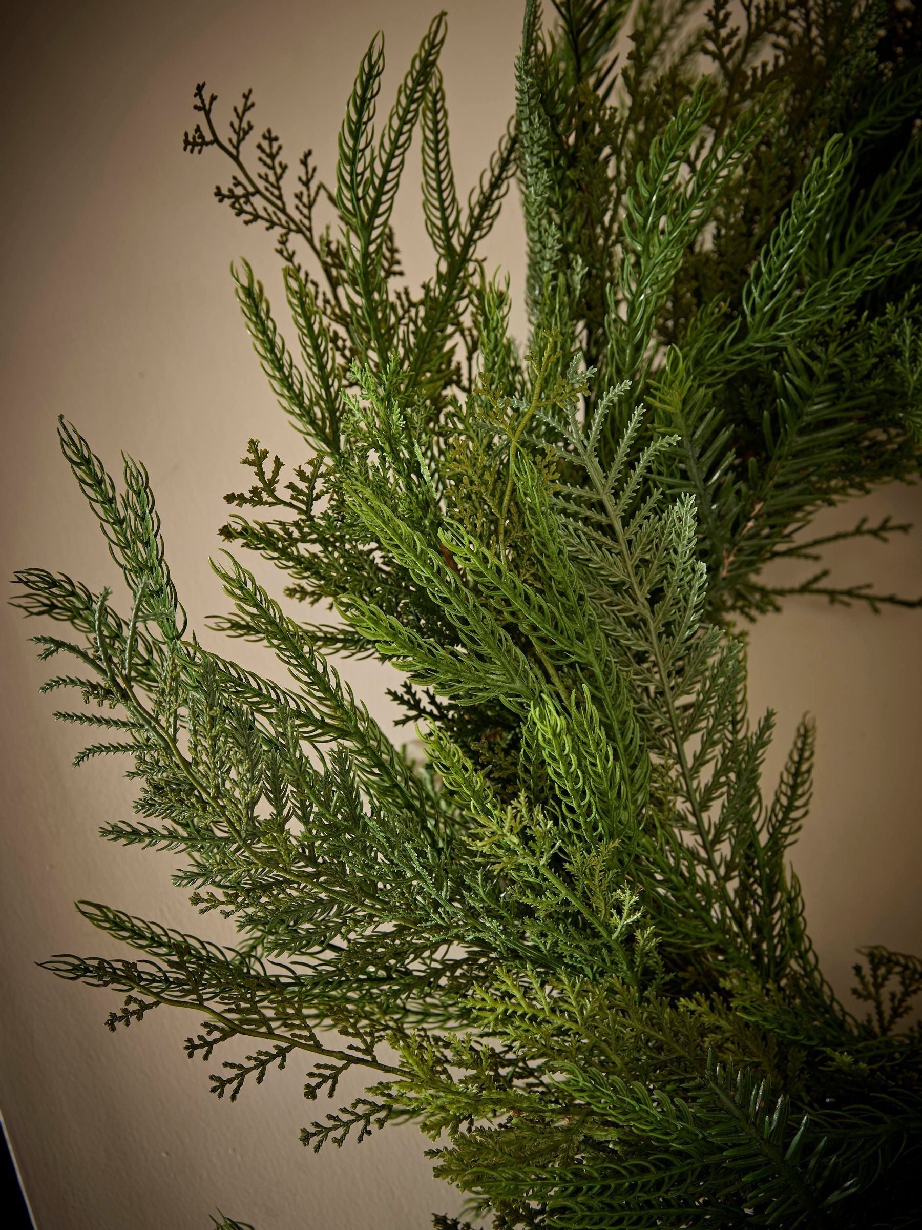 Cox & Cox faux cedar wreath 60cm (British brand)