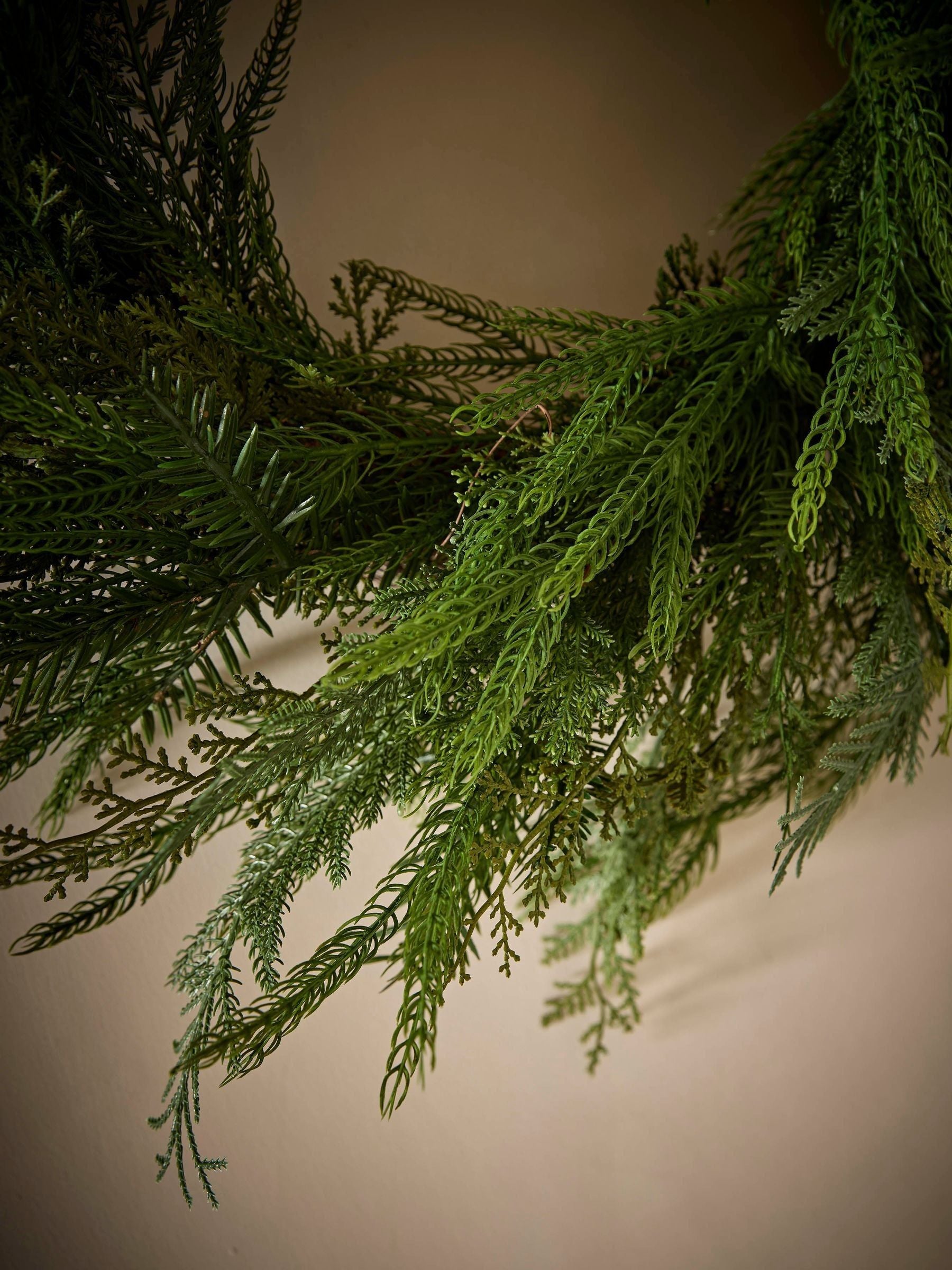 Cox & Cox faux cedar wreath 60cm (British brand)