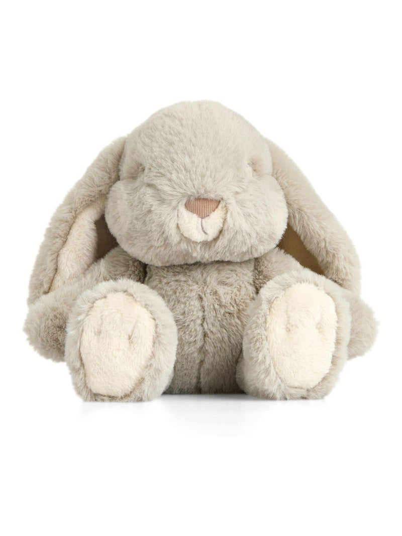 Mamas & Papas grey soft toy bunny with floppy ears - British product