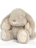 Mamas & Papas grey soft toy bunny with floppy ears - British product