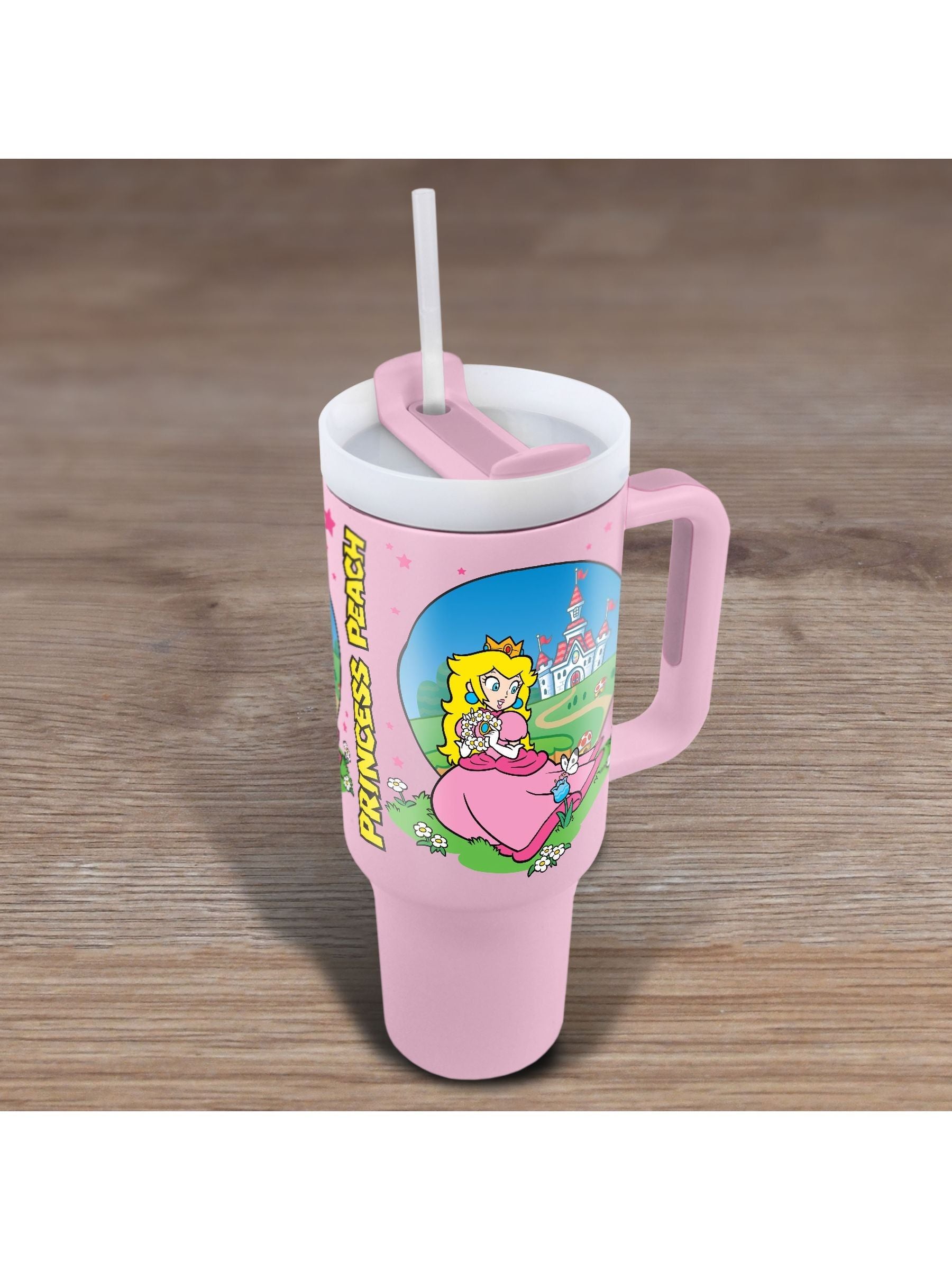 Pyramid International Princess Peach 40oz tumbler and notebook gift set, UK version