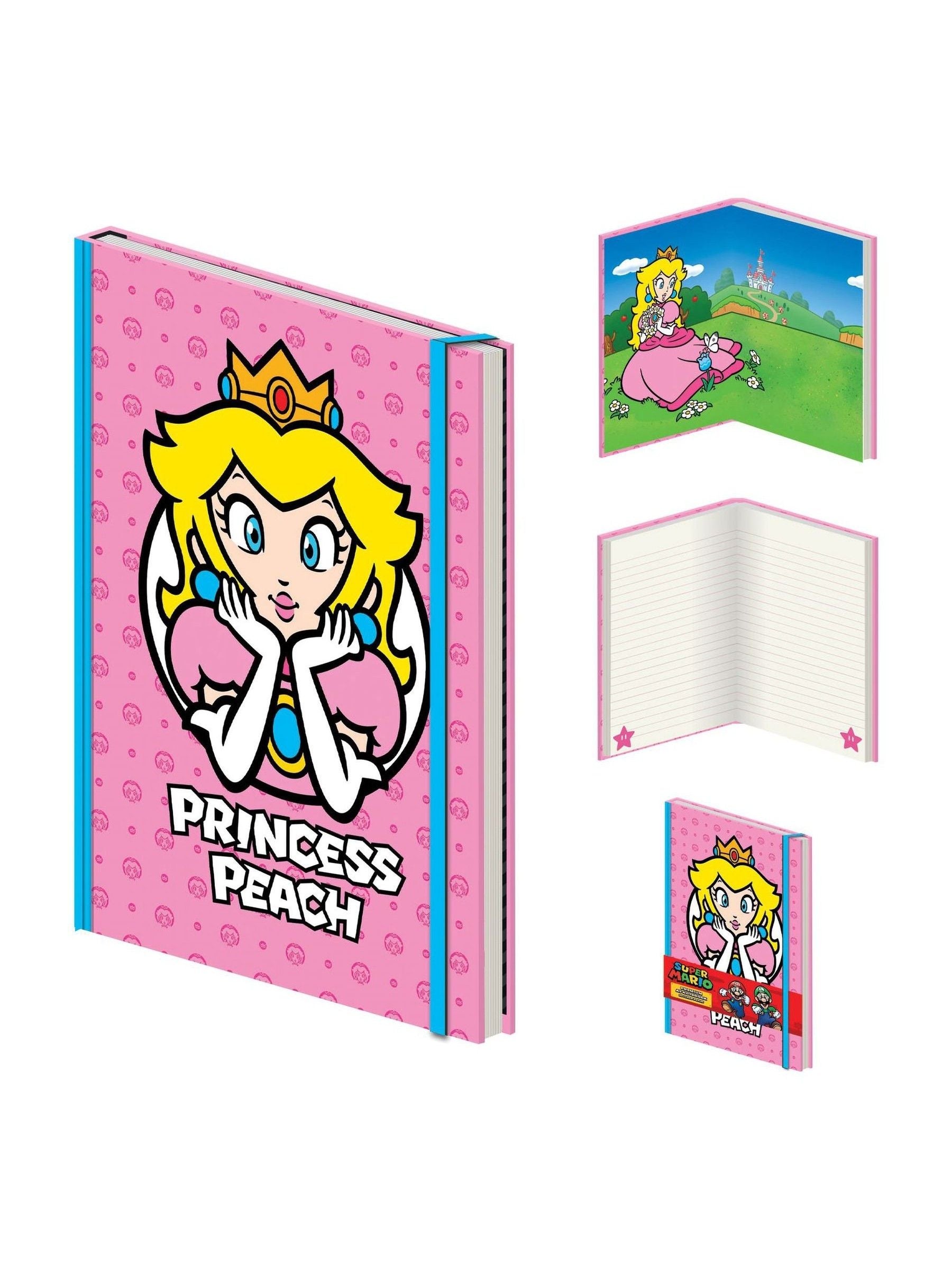 Pyramid International Princess Peach 40oz tumbler and notebook gift set, UK version