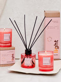 Stoneglow soy wax candle Blush Rose and Peony 160g (British brand)