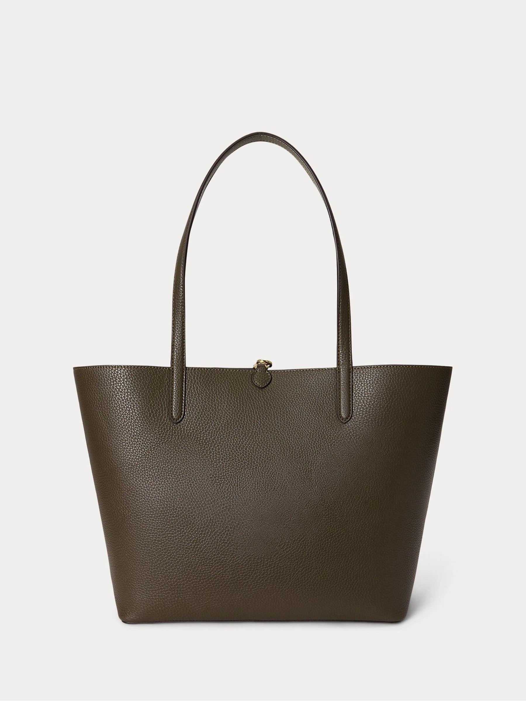 Lauren Ralph Lauren medium reversible tote bag green (British brand)