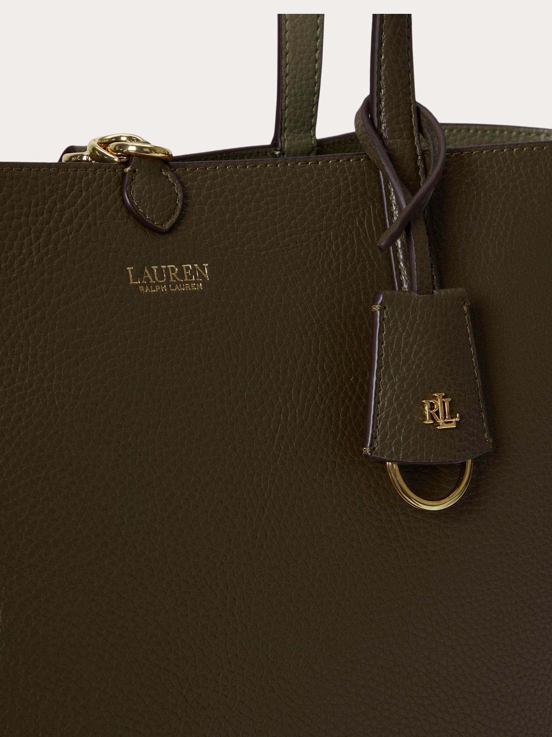 Lauren Ralph Lauren medium reversible tote bag green (British brand)