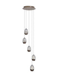 Searchlight pendant ceiling light Latte and Champagne 150cm - British product