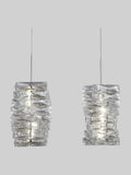 Searchlight chrome crystal 3-light bar pendant ceiling light (British brand)
