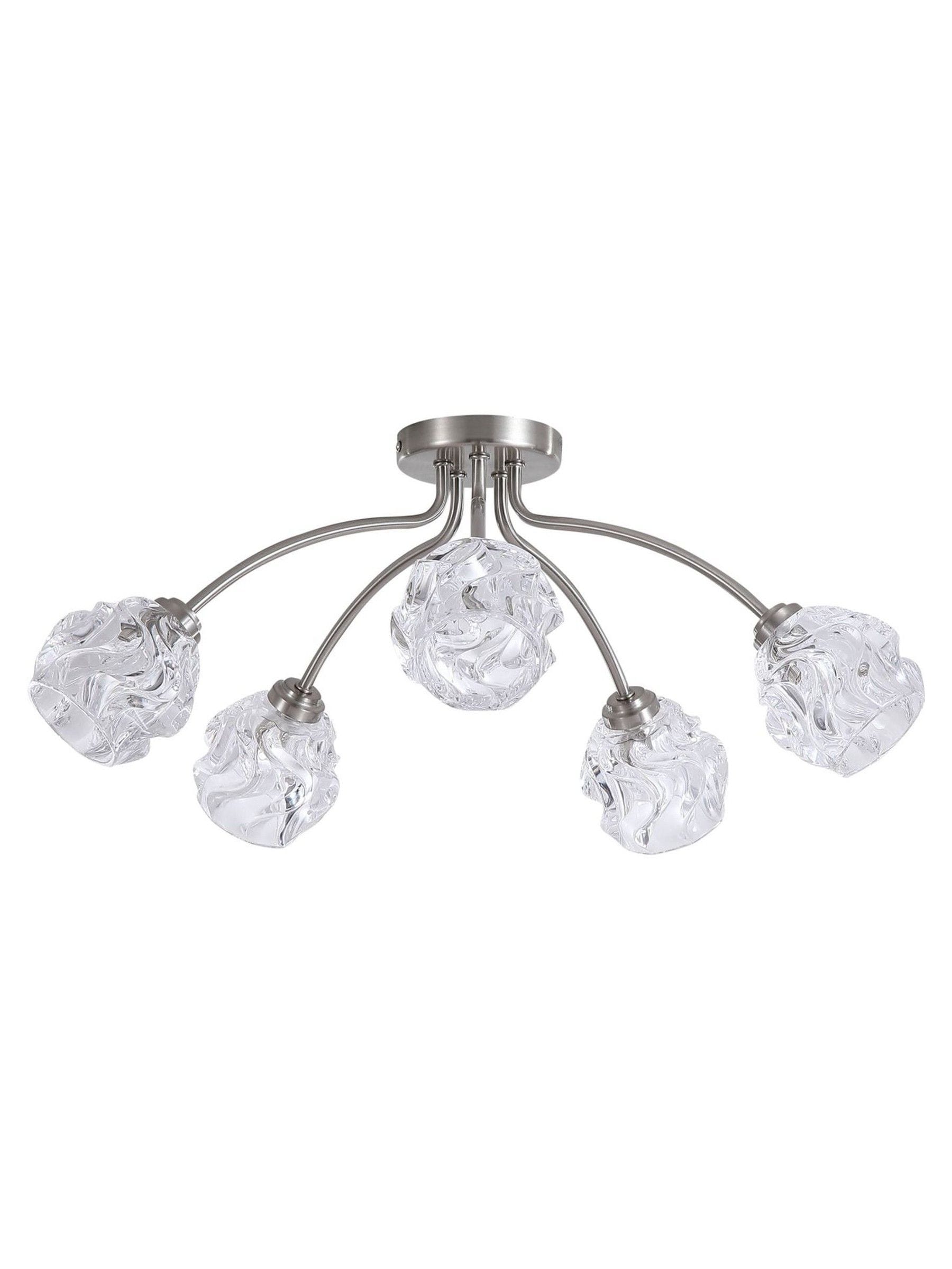 Searchlight flush ceiling light 5-light 60cm, UK version