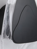 Searchlight black and clear sculptural wall light - British product