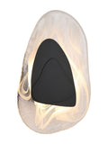 Searchlight black and clear sculptural wall light - British product