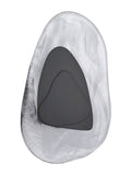 Searchlight black and clear sculptural wall light - British product