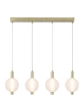 Searchlight satin brass bar pendant - British product
