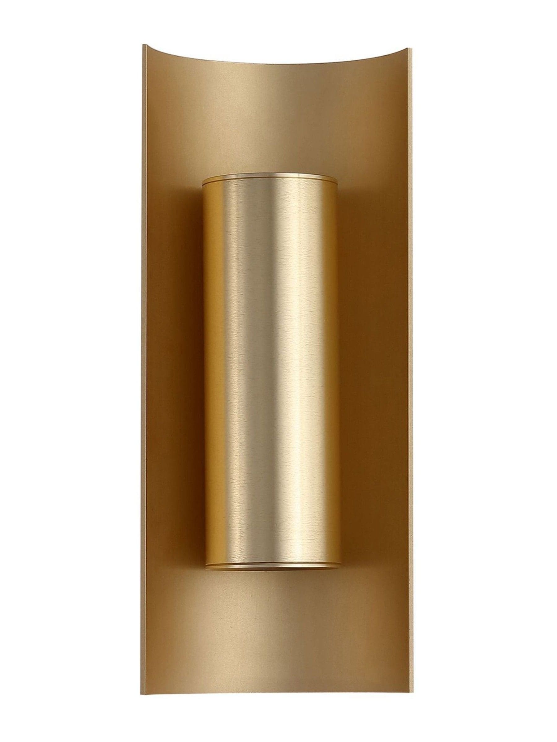 Searchlight gold 2-light wall light - British product