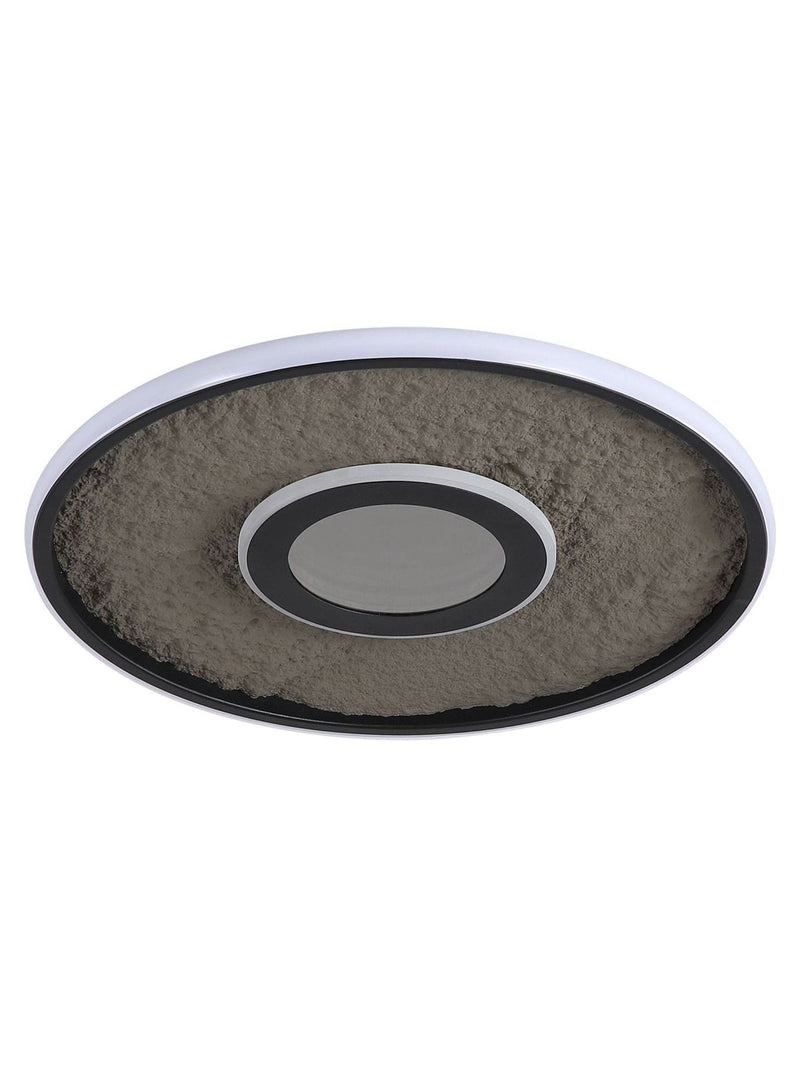 Searchlight Black Lumadisc flush ceiling light 41cm - British product