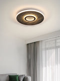 Searchlight Black Lumadisc flush ceiling light 41cm - British product
