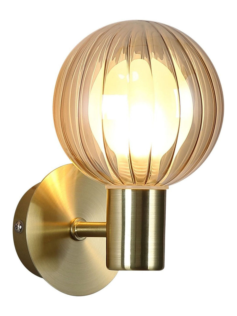 Searchlight wall light champagne brass 12.5cm, UK version