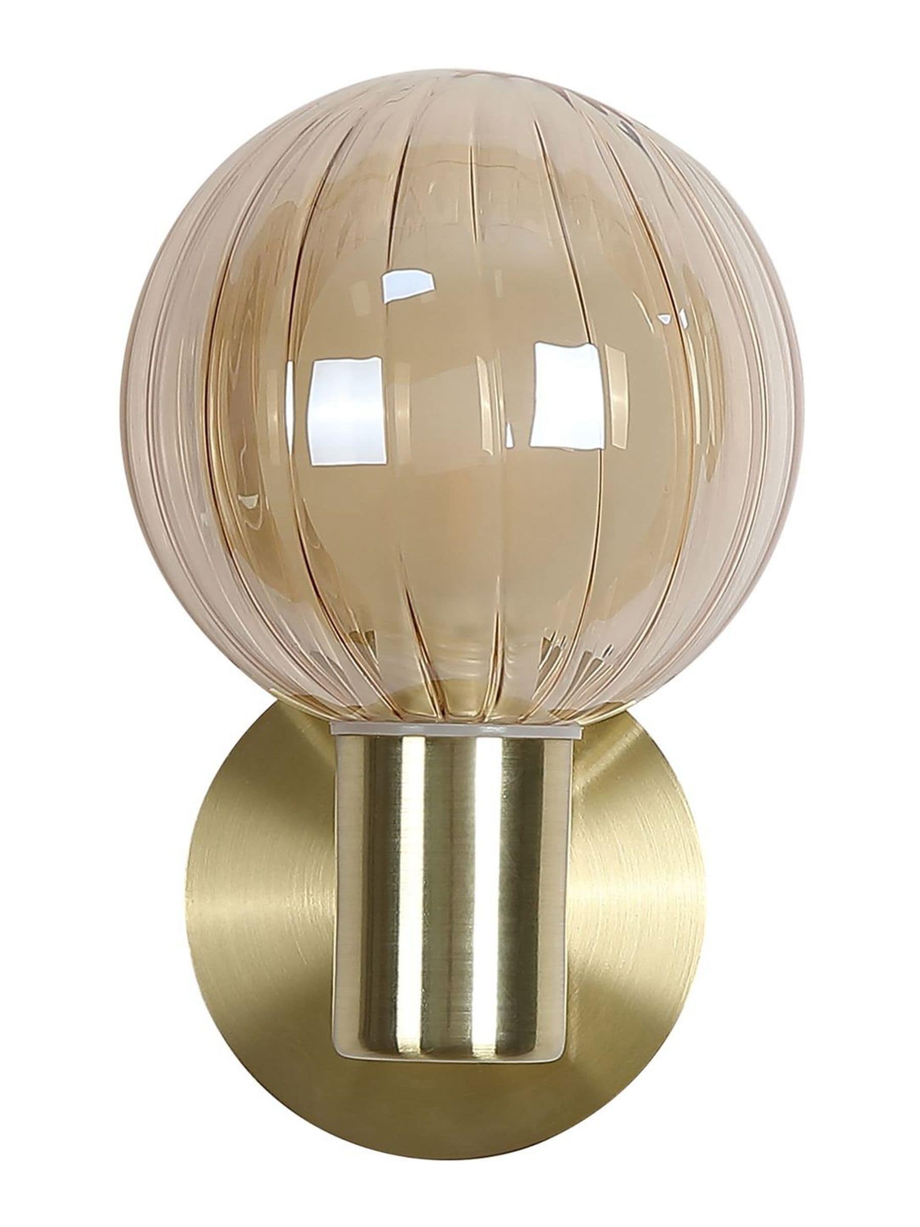 Searchlight wall light champagne brass 12.5cm, UK version
