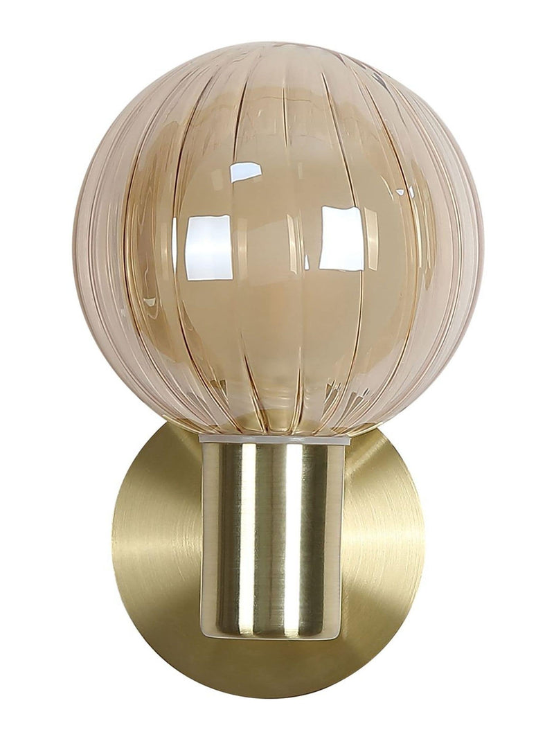 Searchlight wall light champagne brass 12.5cm, UK version