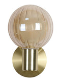Searchlight wall light champagne brass 12.5cm, UK version