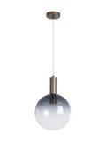 Searchlight latte and ombre smoked glass ceiling light pendant - British product