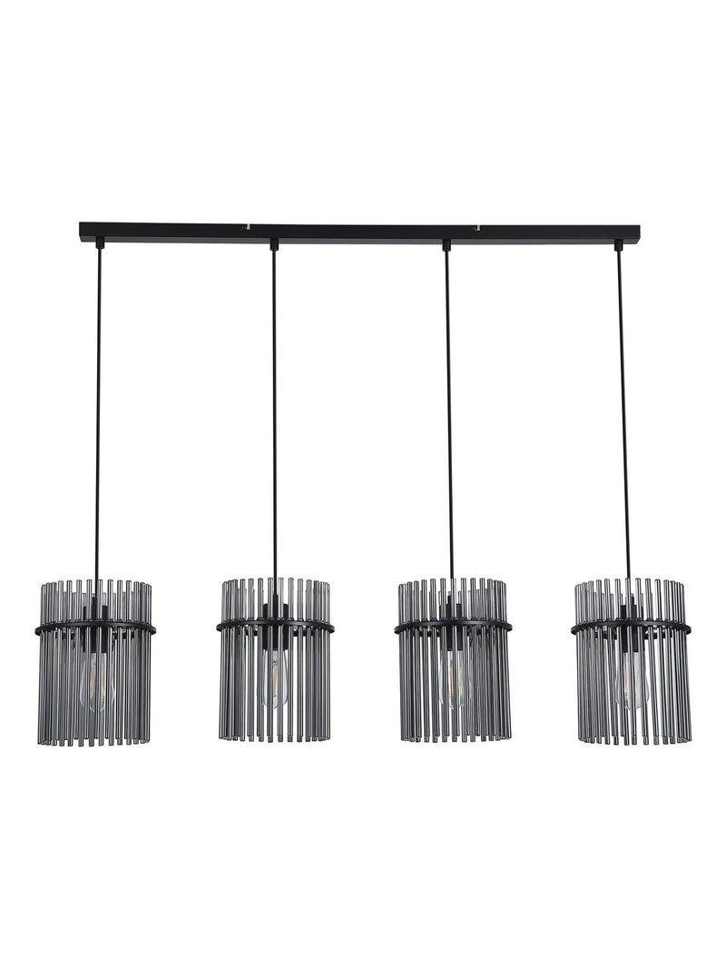 Searchlight black smoked glass bar pendant ceiling light, imported from the UK