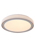 Searchlight white and gold flush ceiling light, UK version
