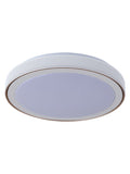 Searchlight white and gold flush ceiling light, UK version