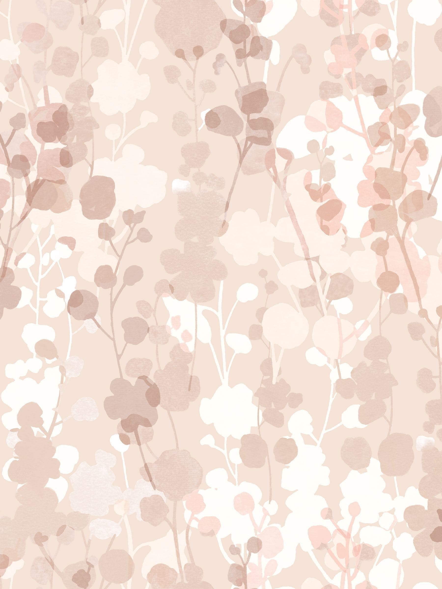 Ohpopsi Pale Teal Blossom Wallpaper Sample A4