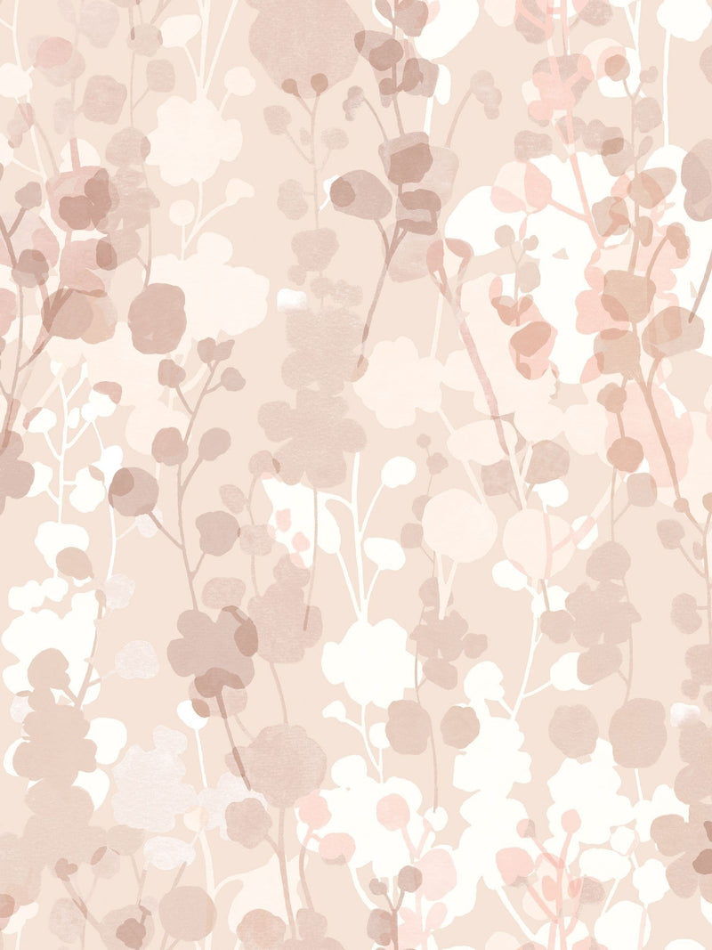Ohpopsi Pale Teal Blossom Wallpaper Sample A4