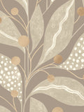 Ohpopsi Russet Berry Dot Soft Sage Wallpaper Sample A4