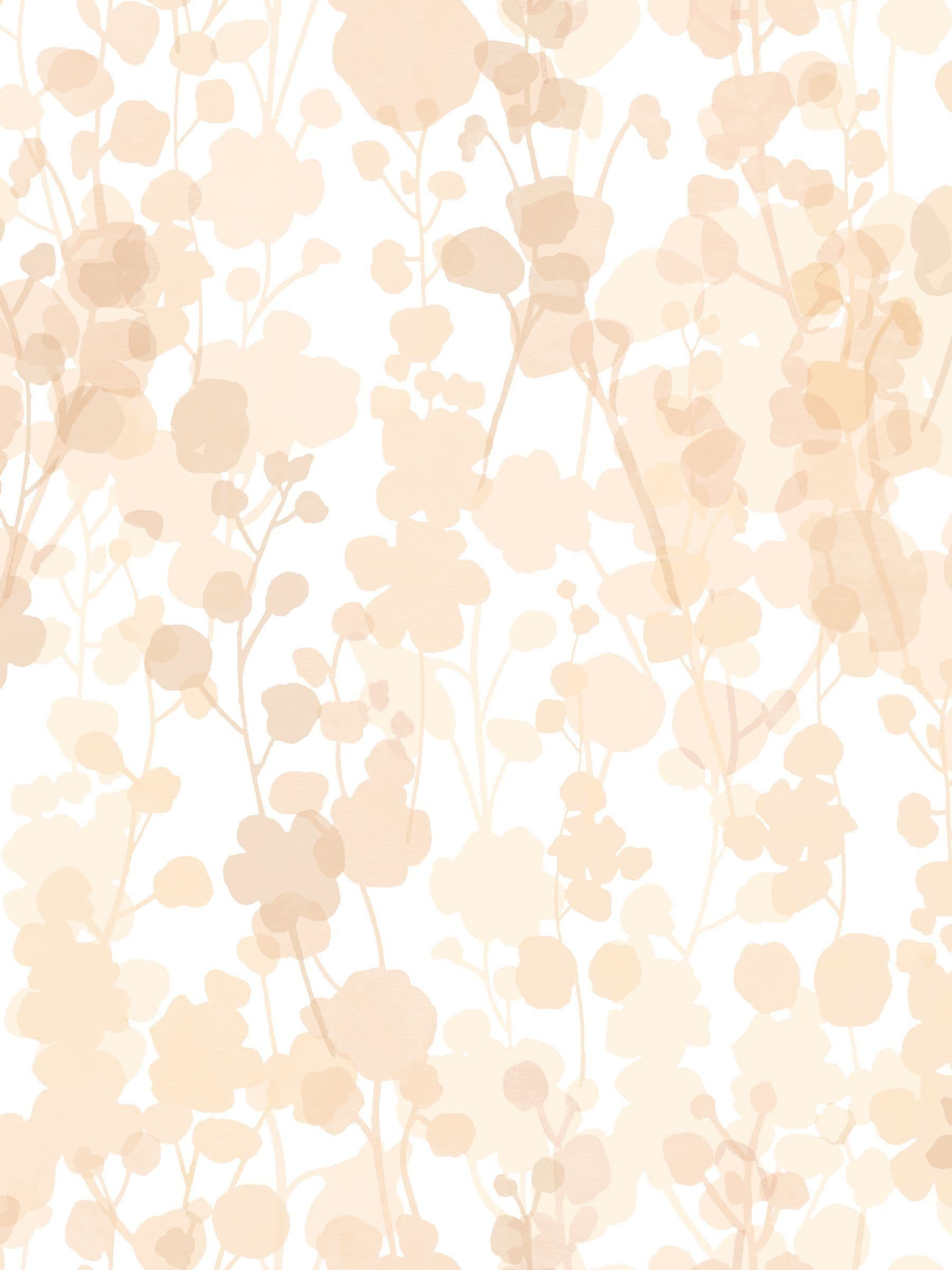 Ohpopsi Pale Teal Blossom Wallpaper Sample A4
