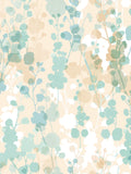 Ohpopsi Pale Teal Blossom Wallpaper Sample A4