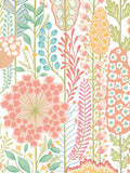 Ohpopsi Pistachio Mix Seedheads Apricot Mix Wallpaper Sample A4