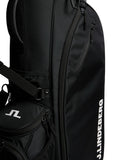 J.Lindeberg Black Flare golf bag, UK version