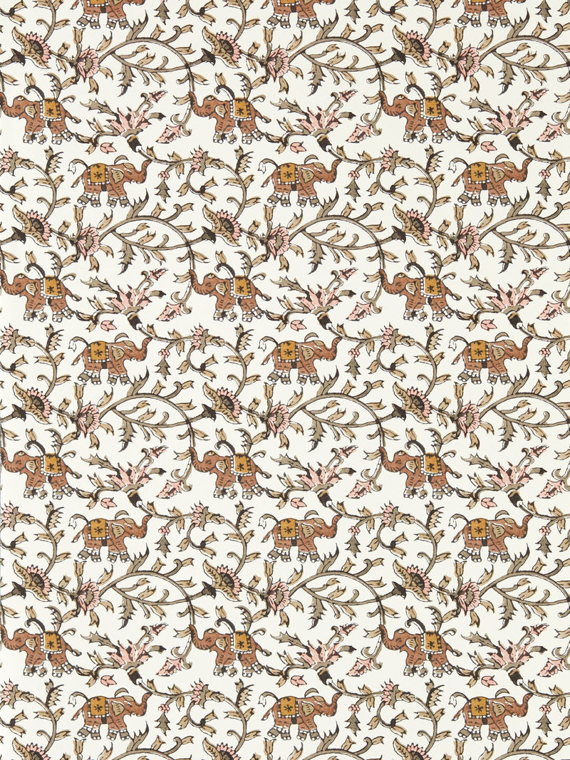 Clarke and Clarke Hathi wallpaper sample A4, UK version