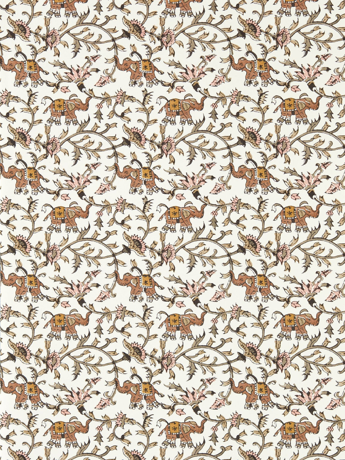 Clarke and Clarke Hathi wallpaper sample A4, UK version