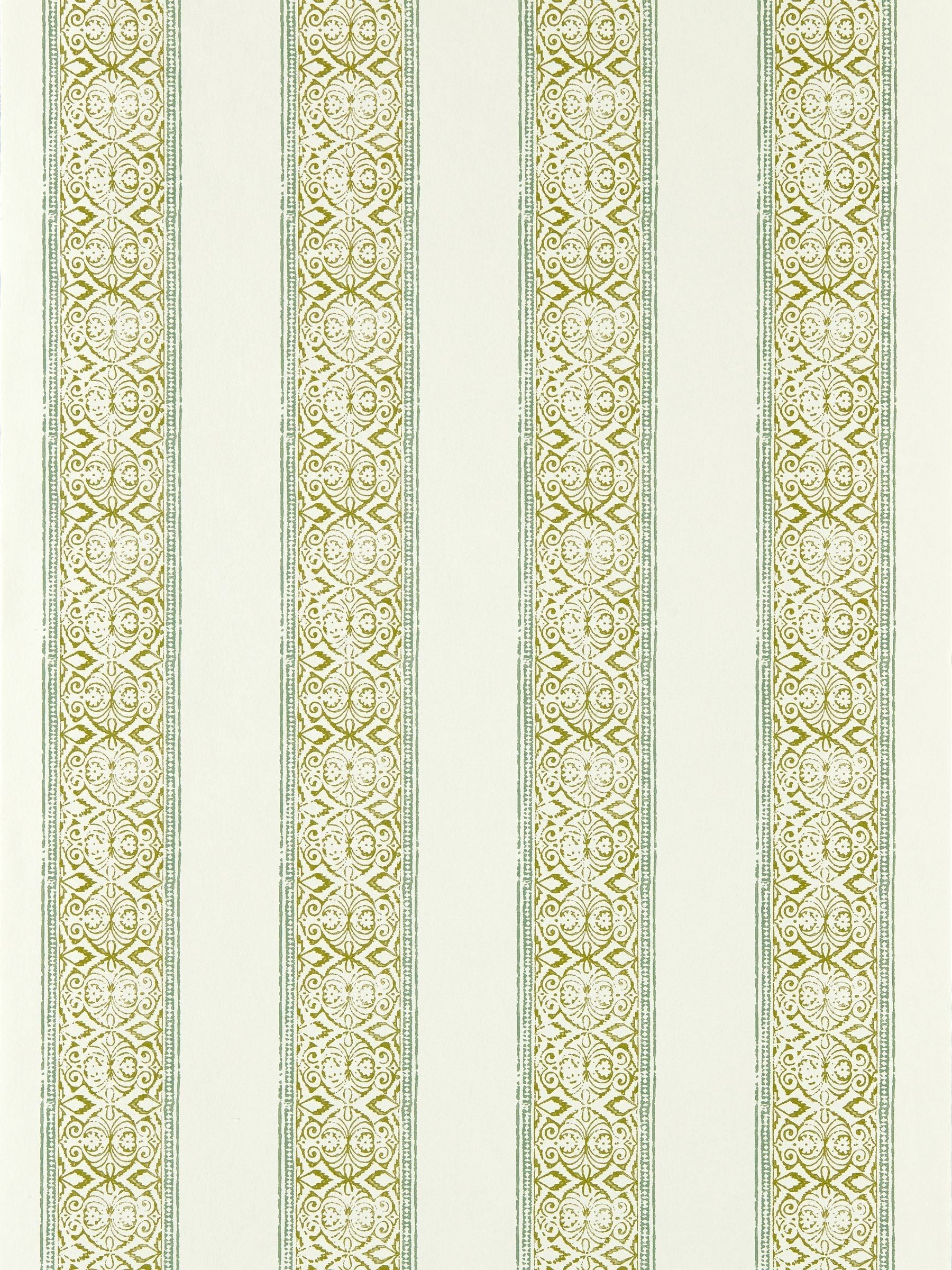 Clarke and Clarke Kalamkari Indira wallpaper sample A4, imported from the UK