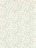 Clarke and Clarke Sage Buta wallpaper sample A4, UK version