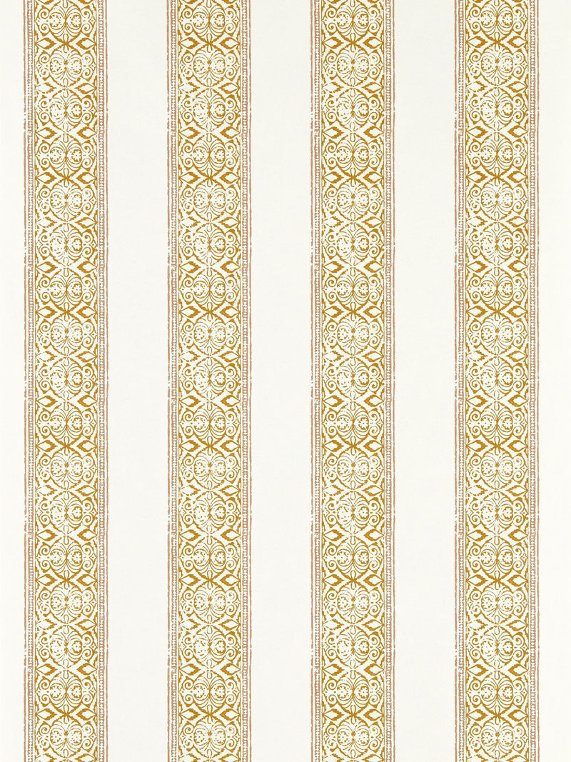 Clarke and Clarke Kalamkari wallpaper sample A4, UK version