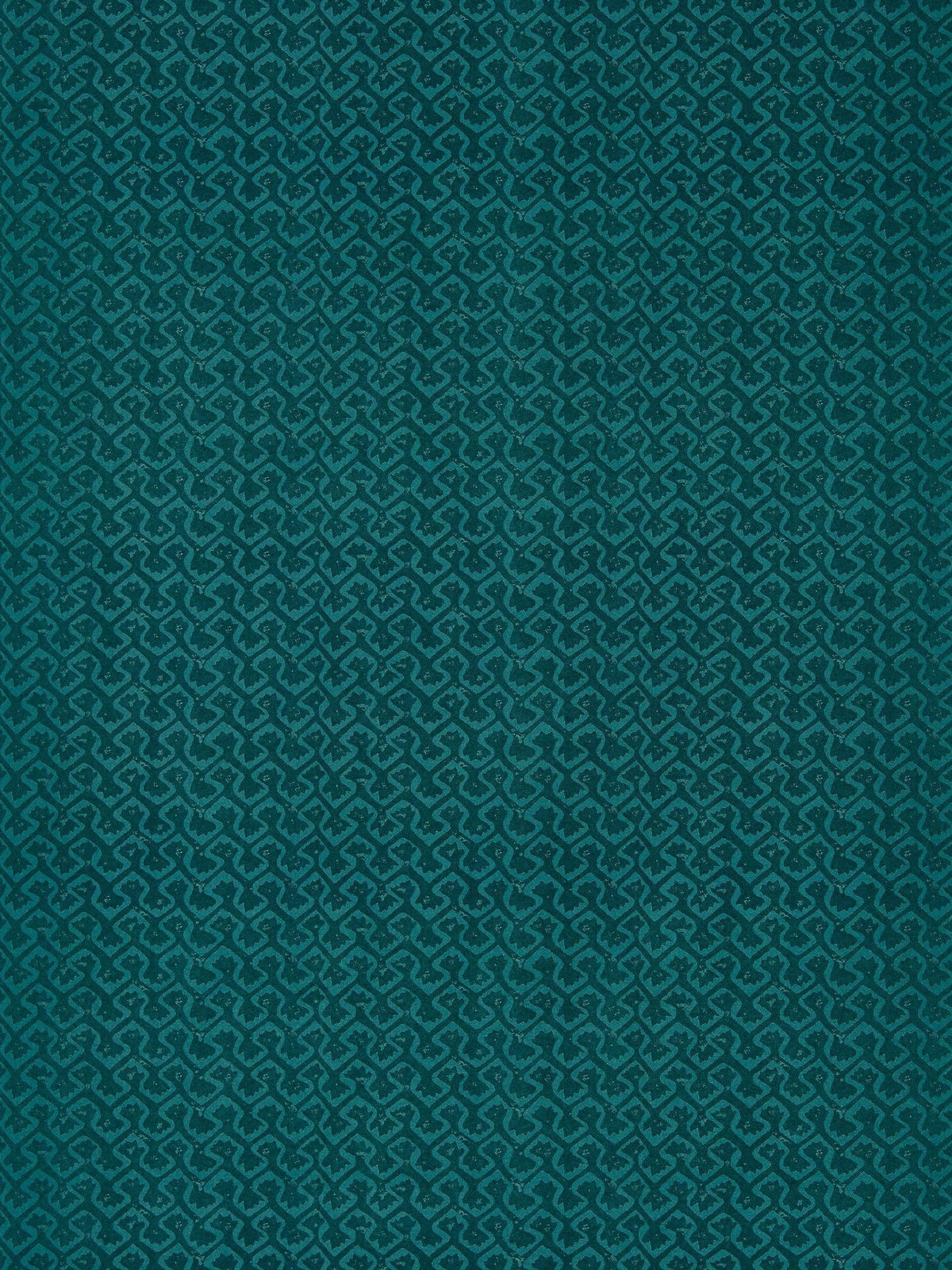 Clarke and Clarke Teal Kalpa Indira wallpaper sample A4 - British product