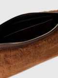 Whistles crossbody bag brown shearling, UK version