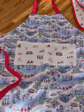 Cath Kidston Blue London Town apron one size (British brand)