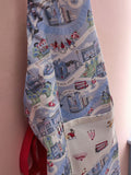 Cath Kidston Blue London Town apron one size (British brand)