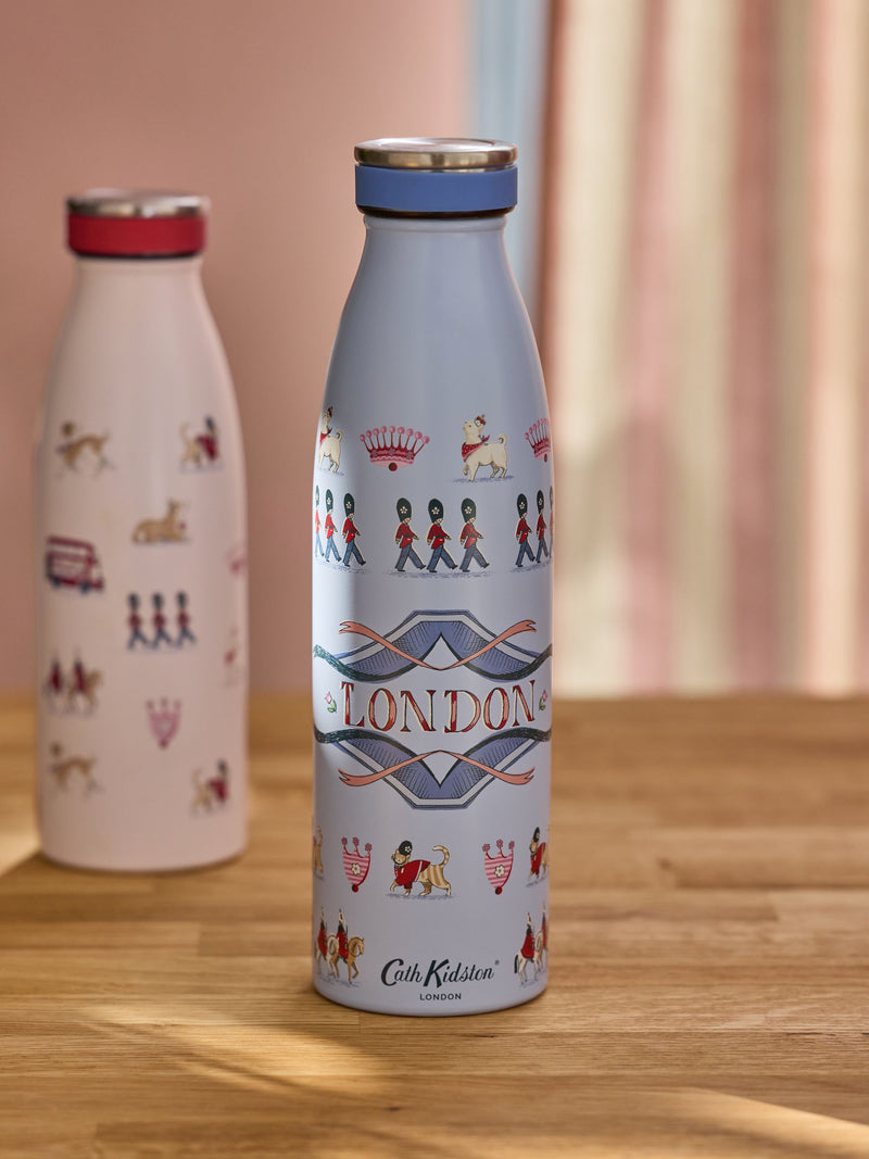Cath Kidston Blue London Town bottle 460ml - British product