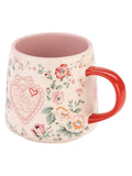 Cath Kidston Billie Mug red floral stoneware, UK version