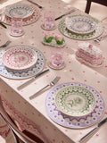 Cath Kidston pink floral side plates, imported from the UK