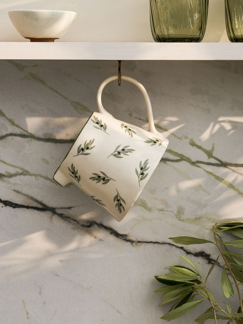 Sophie Allport stoneware jug Olive design 500ml, UK version