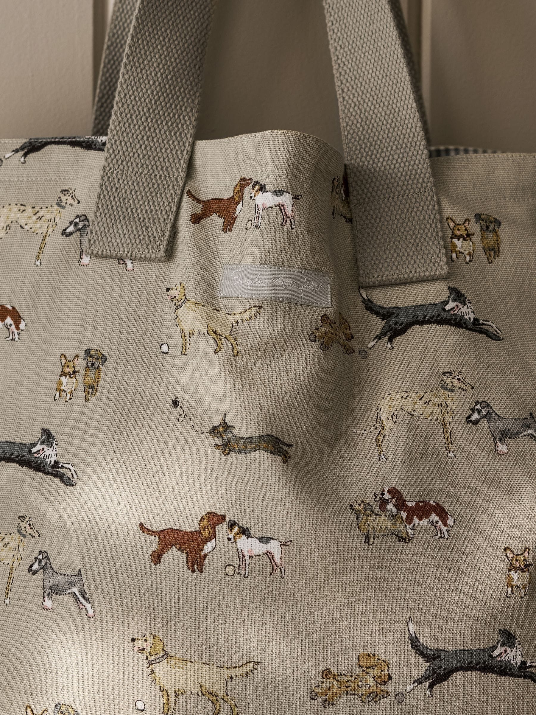 Sophie Allport doggy daycare everyday bag natural stone (British brand)